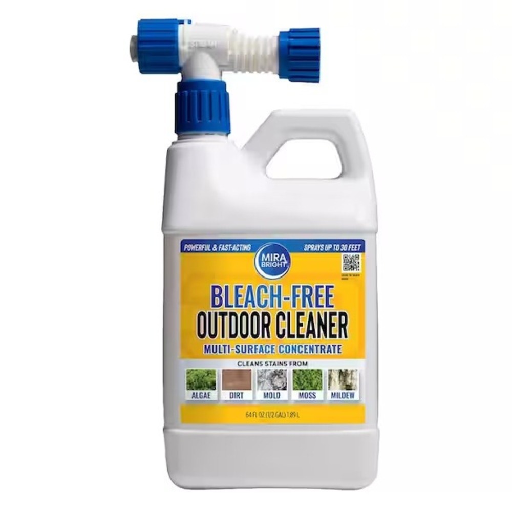 Mira Bright Bleach-Free Outdoor Cleaner 64oz Multi-Surface Concentrate Spray